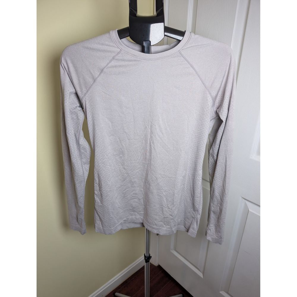 FIGS Women's Salta Seamless Long-Sleeve Underscrub Large Heather Gray
